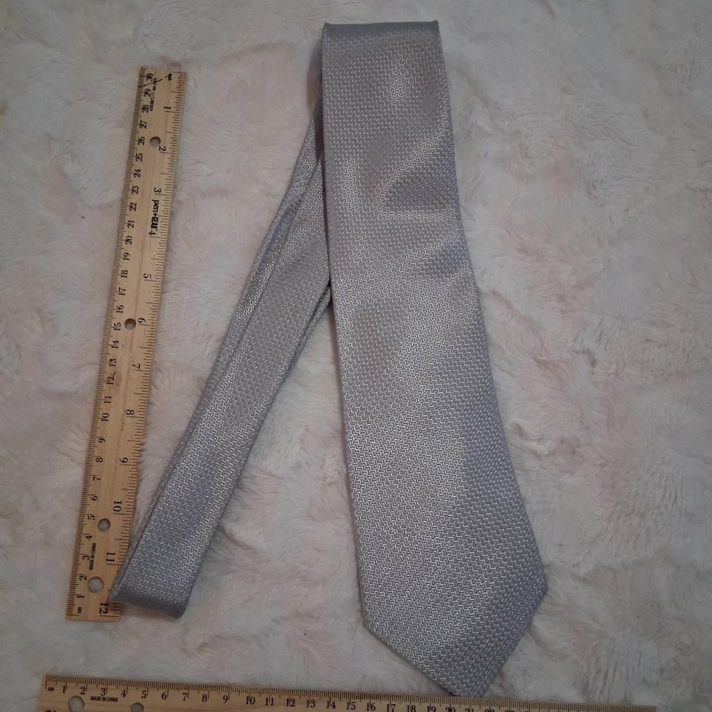 Elegant Silver Tie for Men